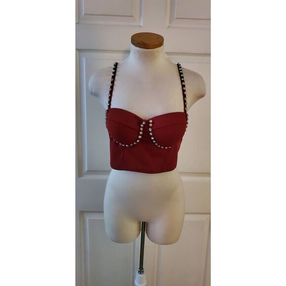 WOMENS HAUTE MONDE BUSTIER TOP - Picture 1 of 3